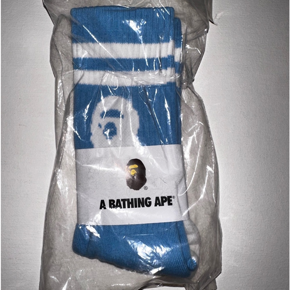 ****SOLD*****BAPE socks new in plastic tie dye one size
